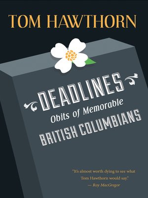 cover image of Deadlines